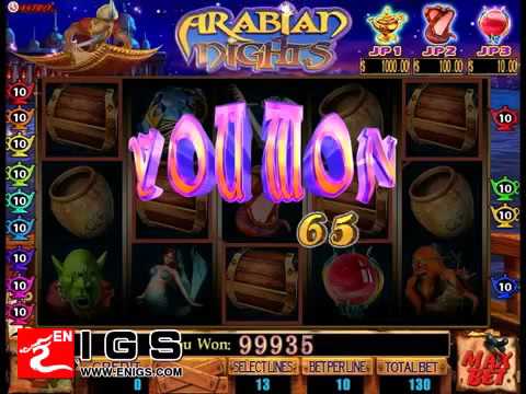 Arabian nights slot machine